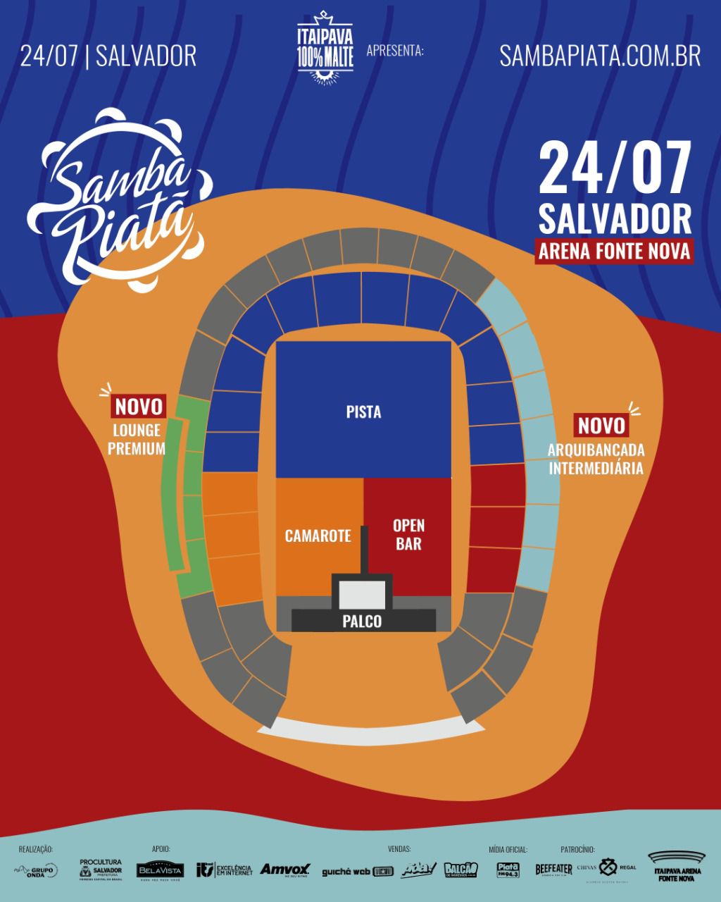 Em novo local, Samba Piatã anuncia dois novos espaços para o público