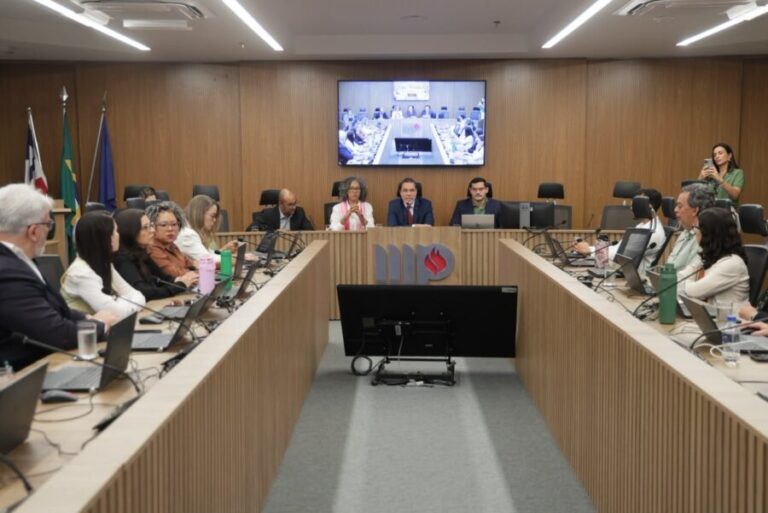 Representantes do MPBA participam de oficina sobre o projeto Terra Protegida.