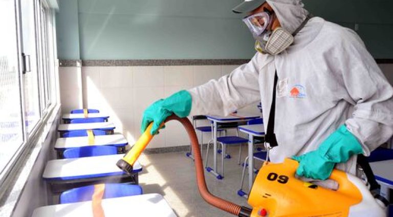 Escolas da Rede Municipal Recebem Sanitização_Foto_Jefferson Peixoto_Secom_Pms