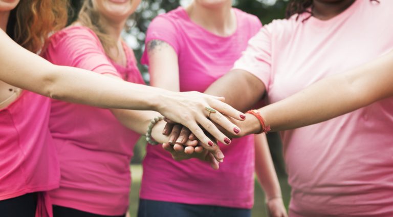 Women fighting breast cancer