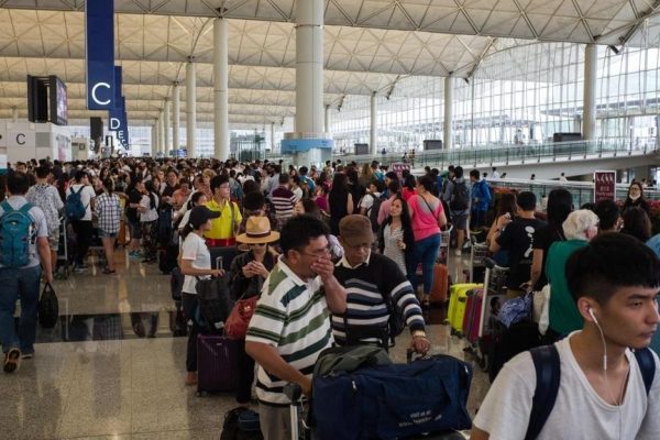 Aeroporto em Hong Kong_