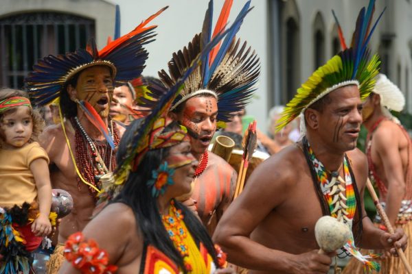 Rio de Janeiro (RJ), 15/04/2023 – Museu da República comemora o Dia dos Povos Indígenas com evento nos jardins do palácio. Foto: Tomaz Silva/Agência Brasil