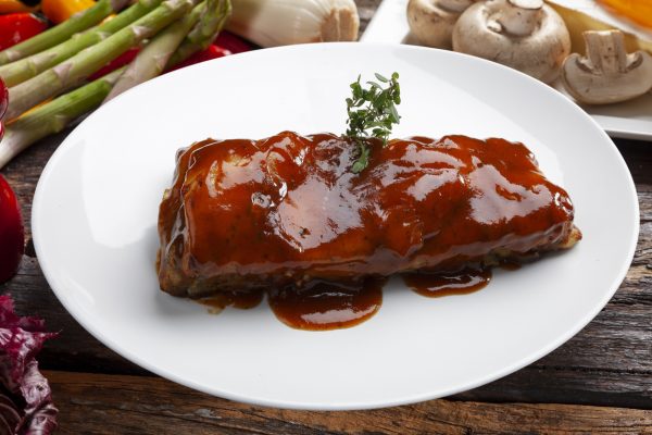 roast ribs with barbecue sauce