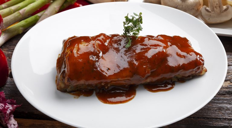 roast ribs with barbecue sauce