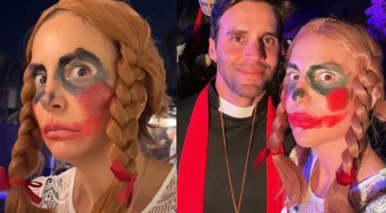 Ivete Sangalo se transforma em Anabelle para curtir o Halloween