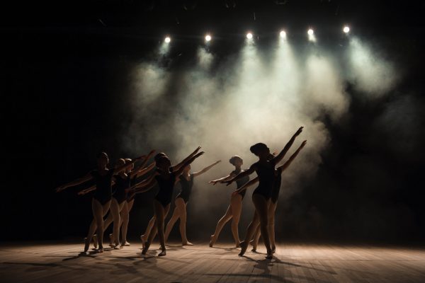 Ballet,Class,On,The,Stage,Of,The,Theater,With,Light