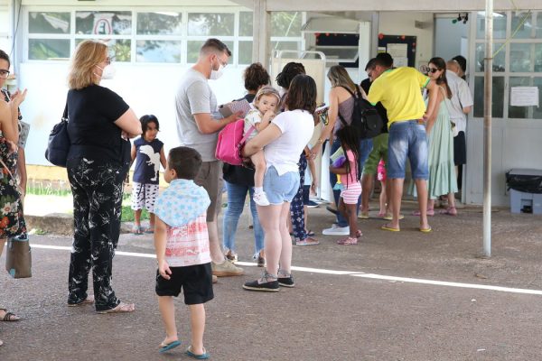 Brasília (DF) Vacinação contra a gripe para crianças a partir de seis meses até 11 anos de idade.